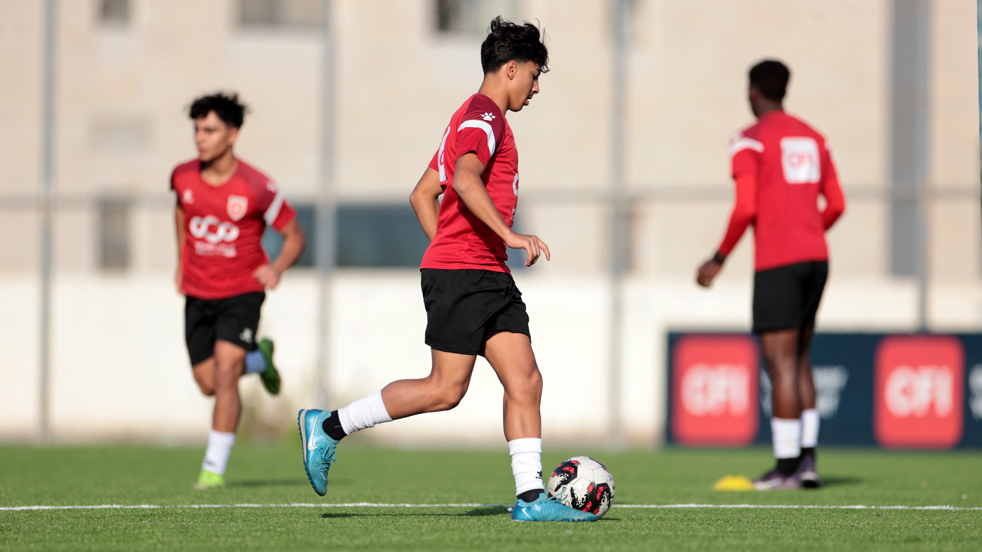 المنتخب الوطني ت17 يختتم تحضيراته لمواجهة مصر وديا