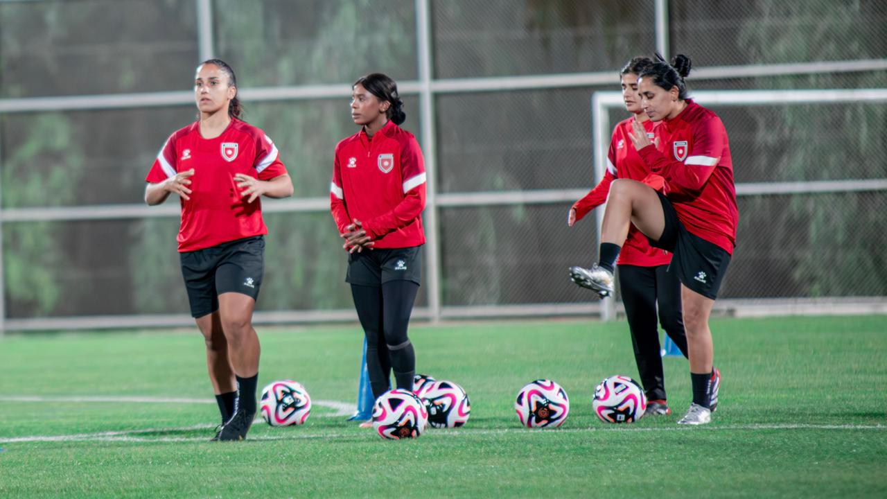 منتخب النشميات يختتم تدريباته في عمان ويغادر إلى جدة