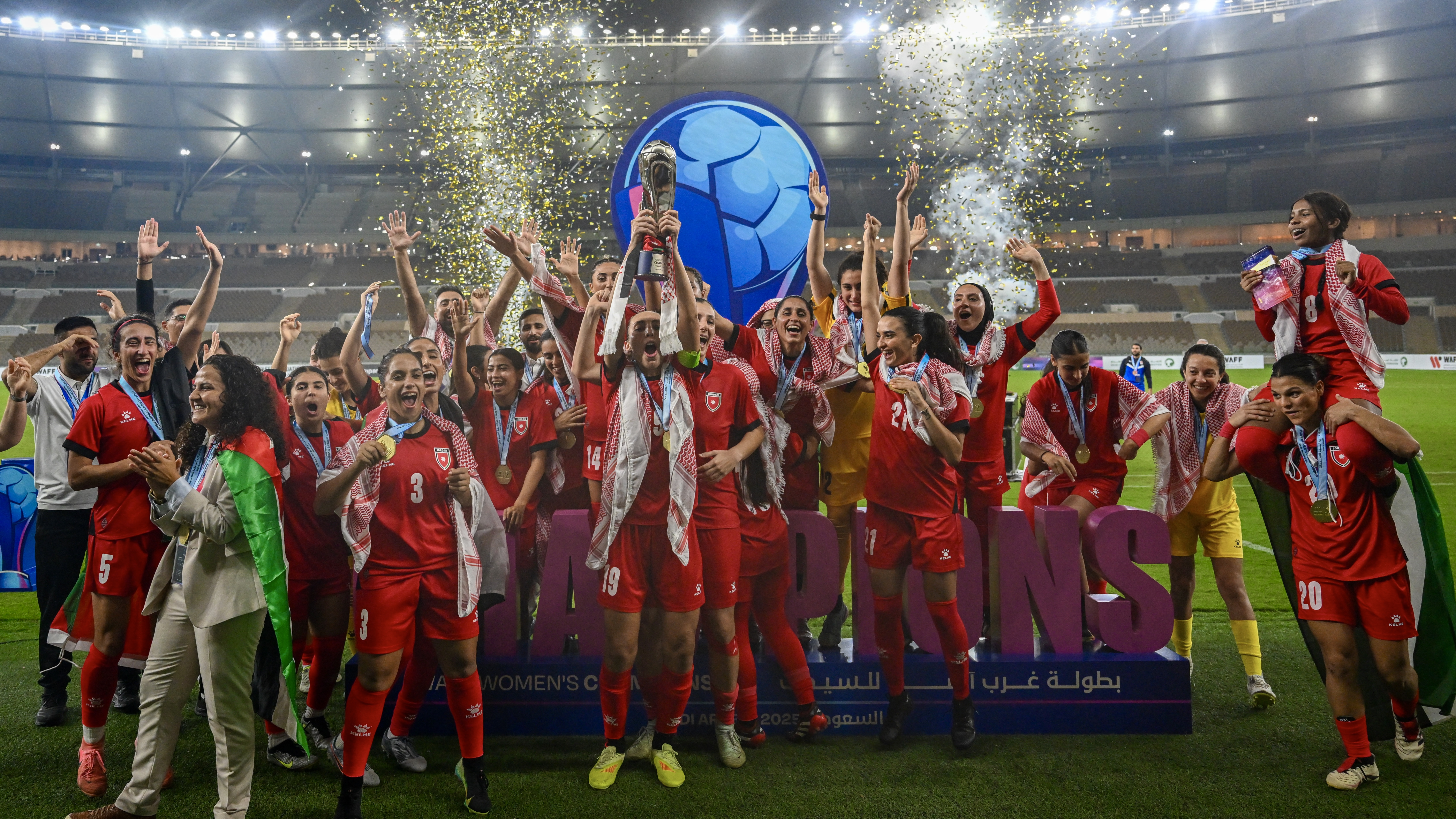 منتخب النشميات يتوج بطلاً لغرب آسيا للسيدات