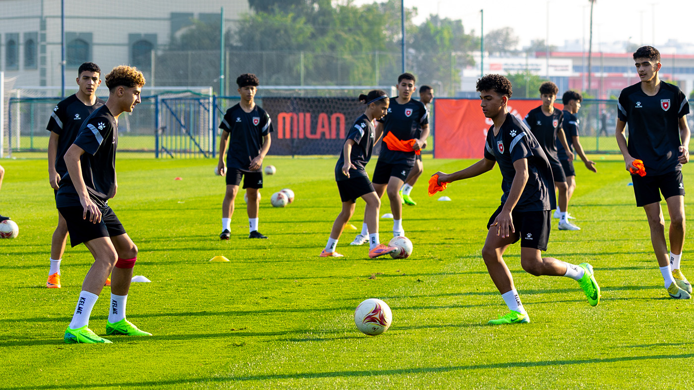 المنتخب الوطني ت14 يواصل تدريباته ويواجه الإمارات غداً