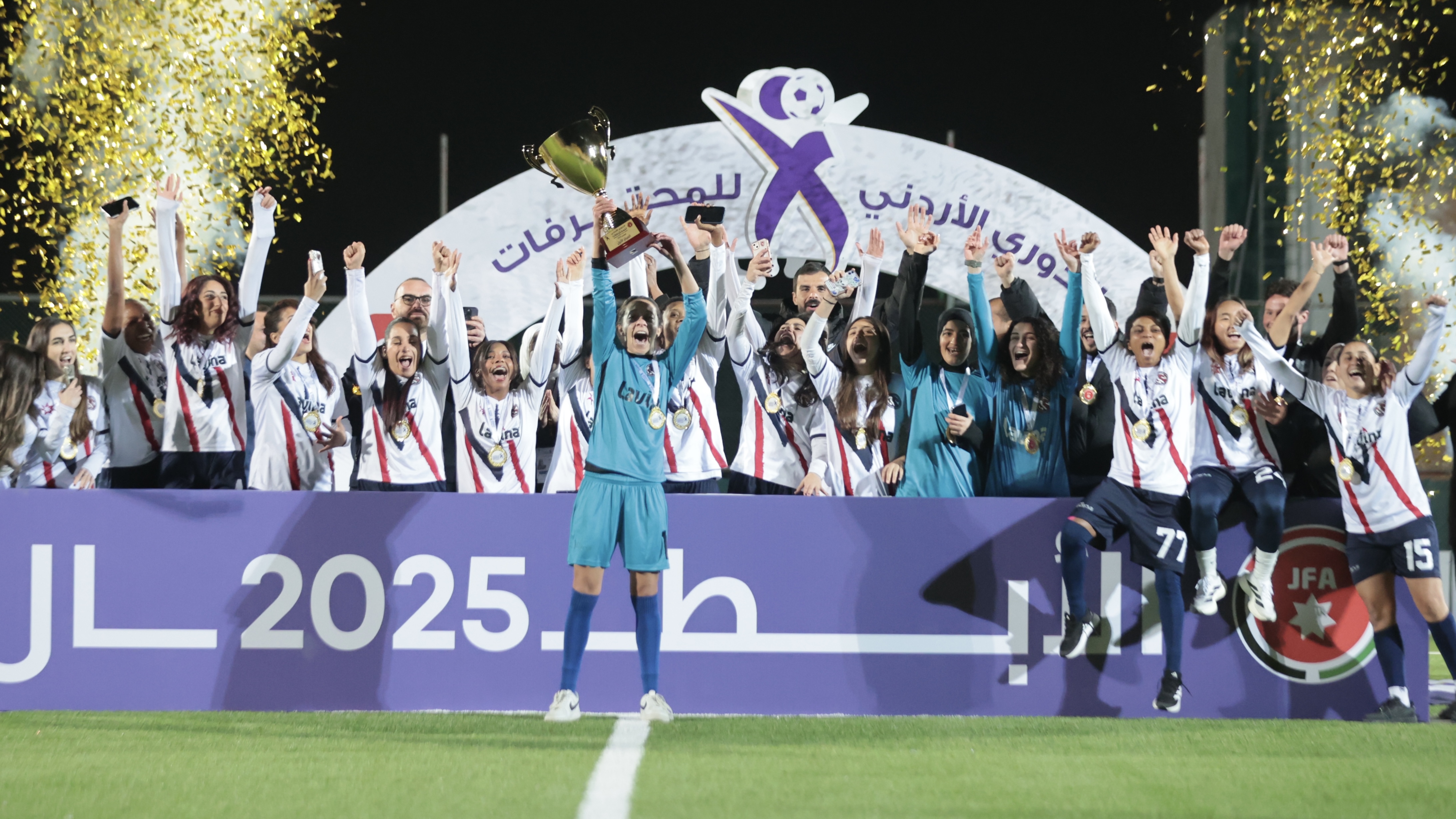 الاتحاد يتوّج بلقب الدوري الأردني للمحترفات