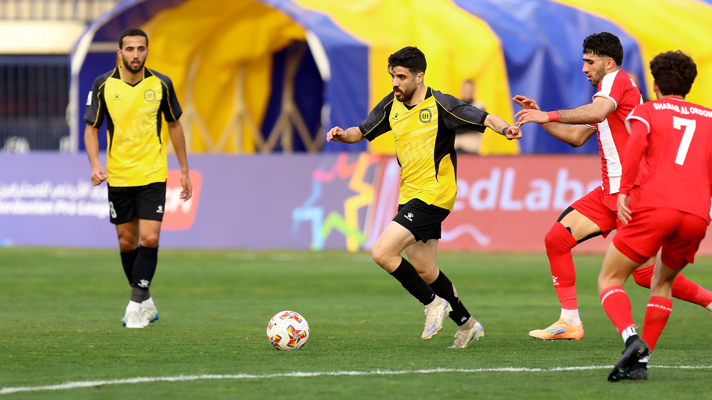 الحسين يعتلي صدارة الدوري الأردني للمحترفين CFI