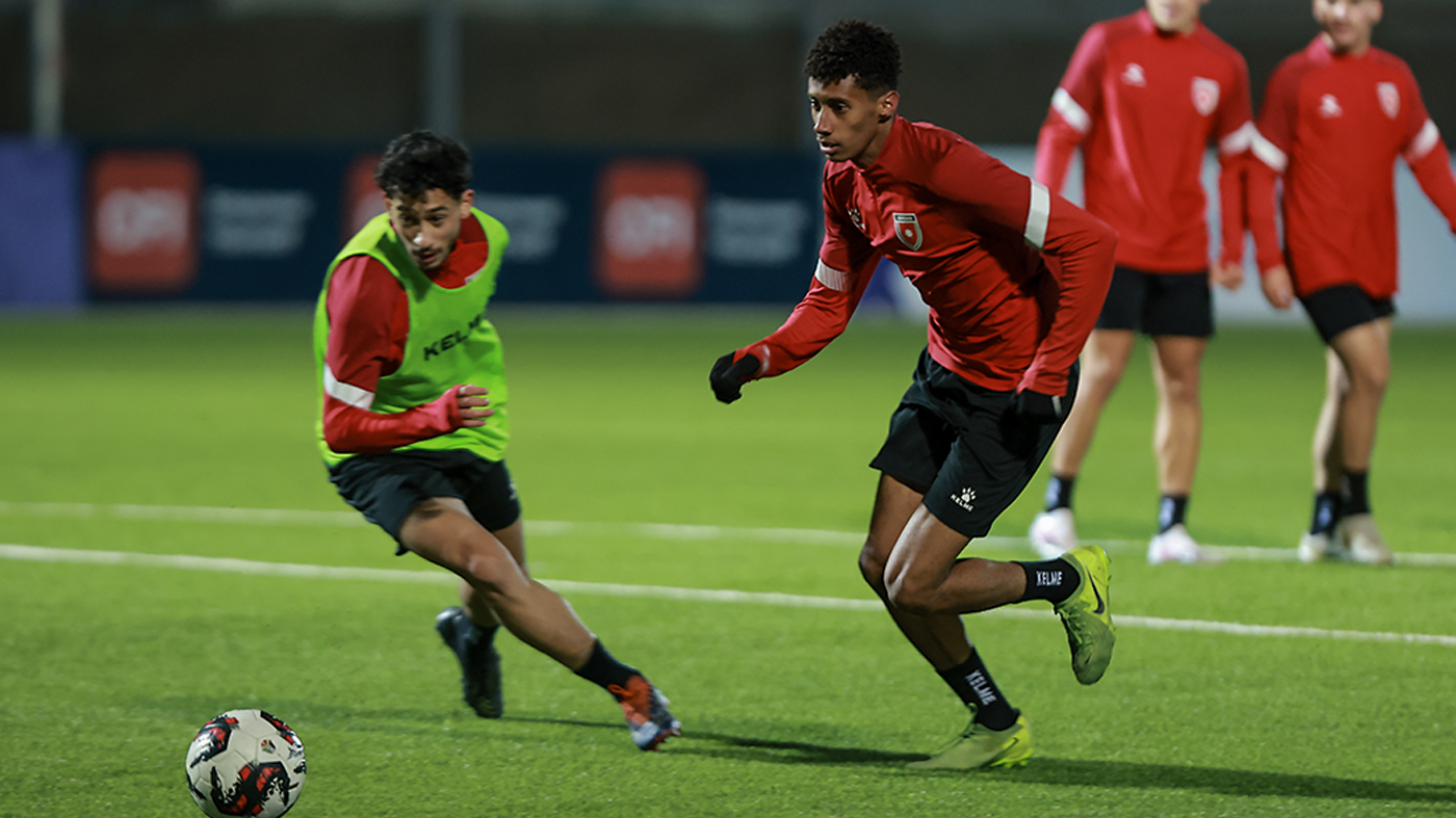 المنتخب الوطني ت20 يواصل تحضيراته لبطولة غرب آسيا للشباب