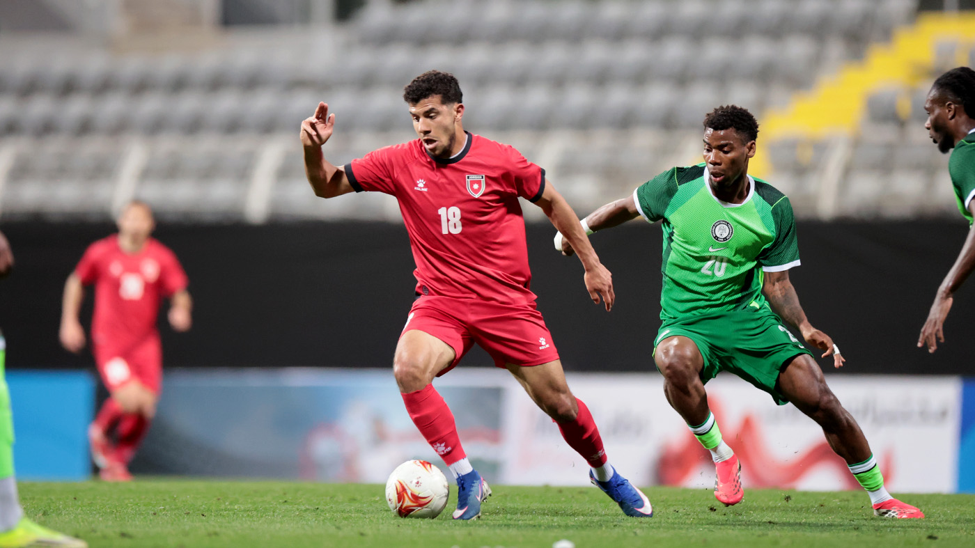 منتخب النشامى يتعادل مع نيجيريا وديا