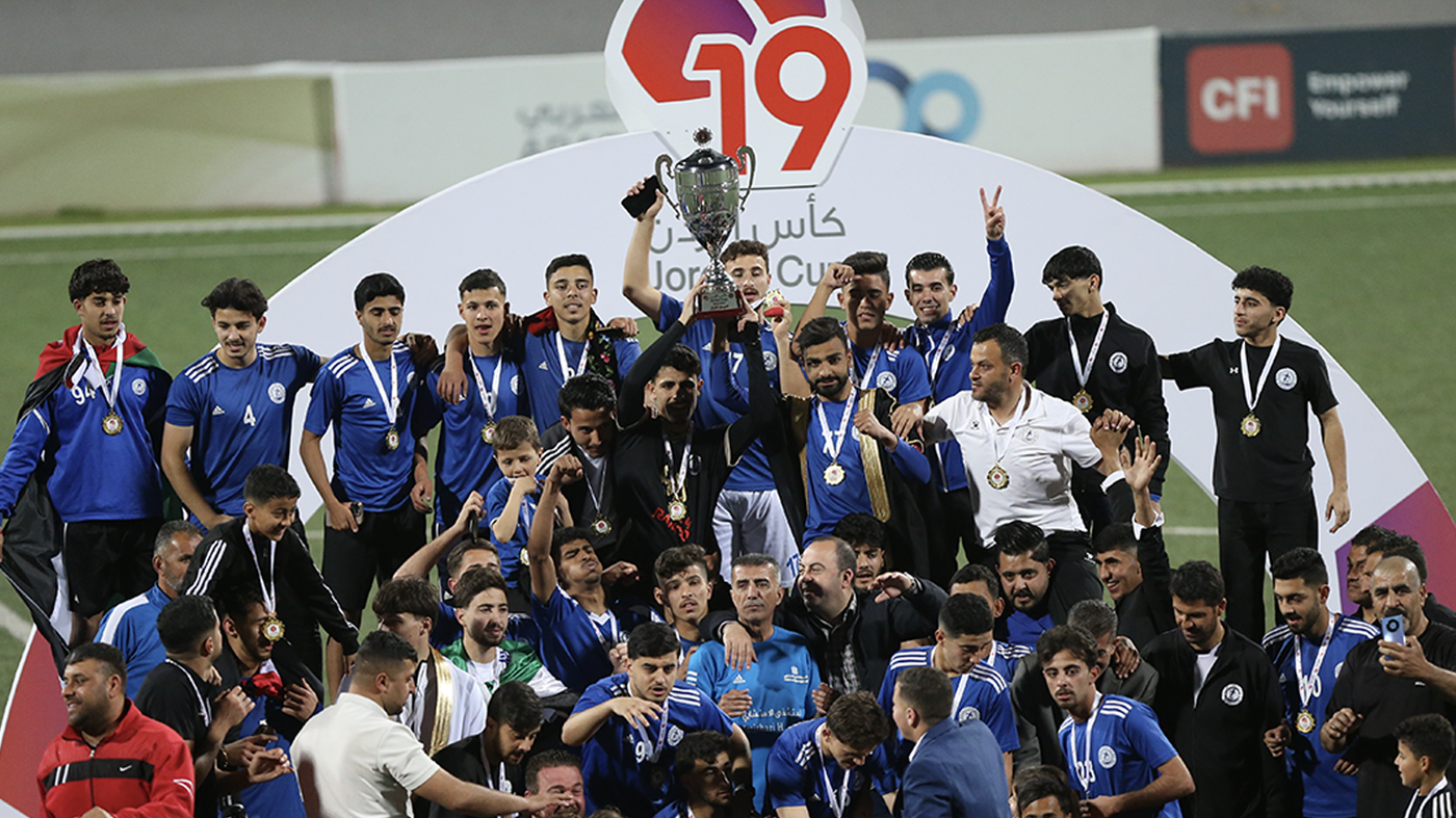 الرمثا يتوّج بلقب كأس الأردن ت 19