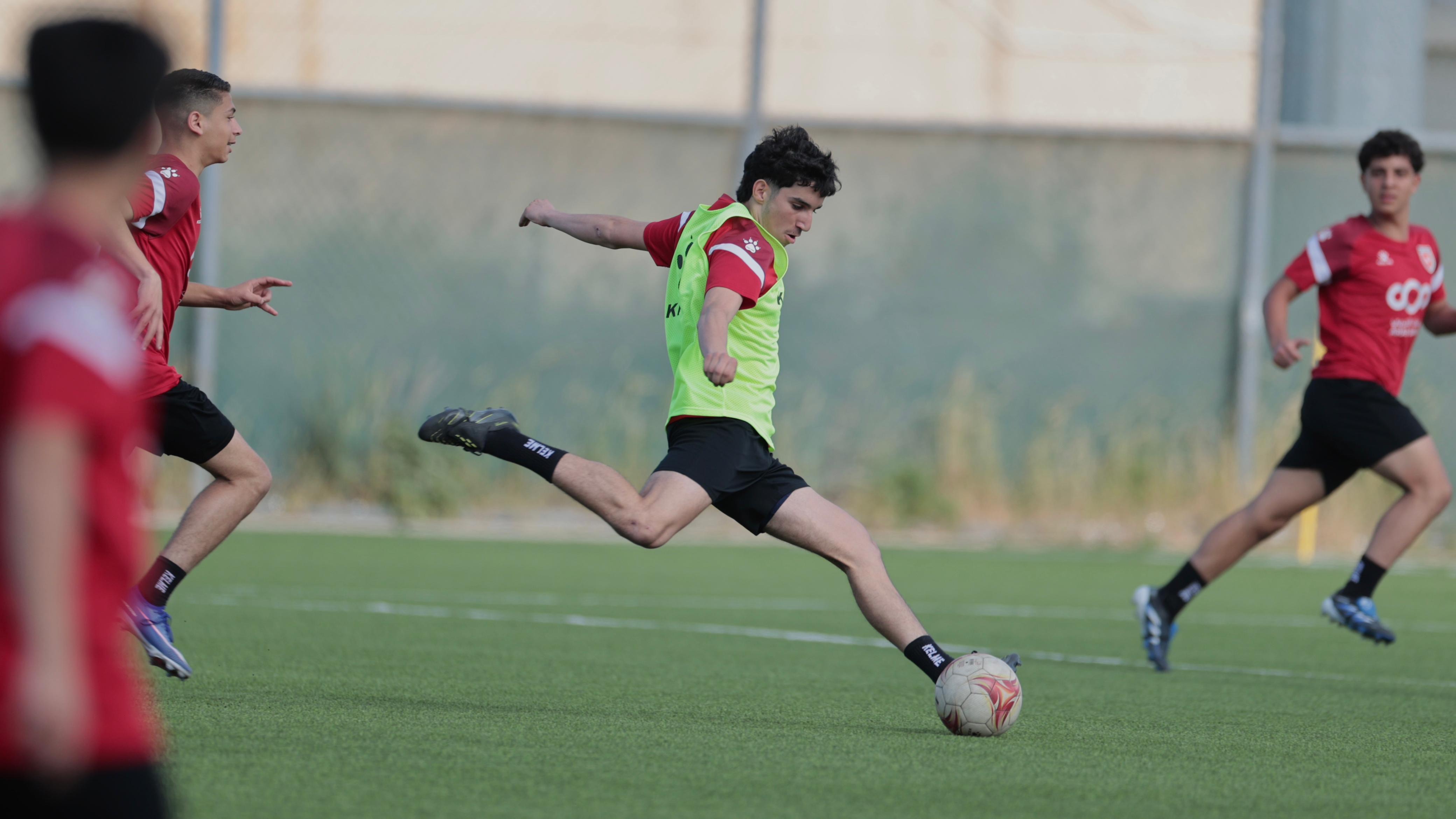 المنتخب الوطني ت14 يواصل تدريباته ويقيم معسكراً داخلياً