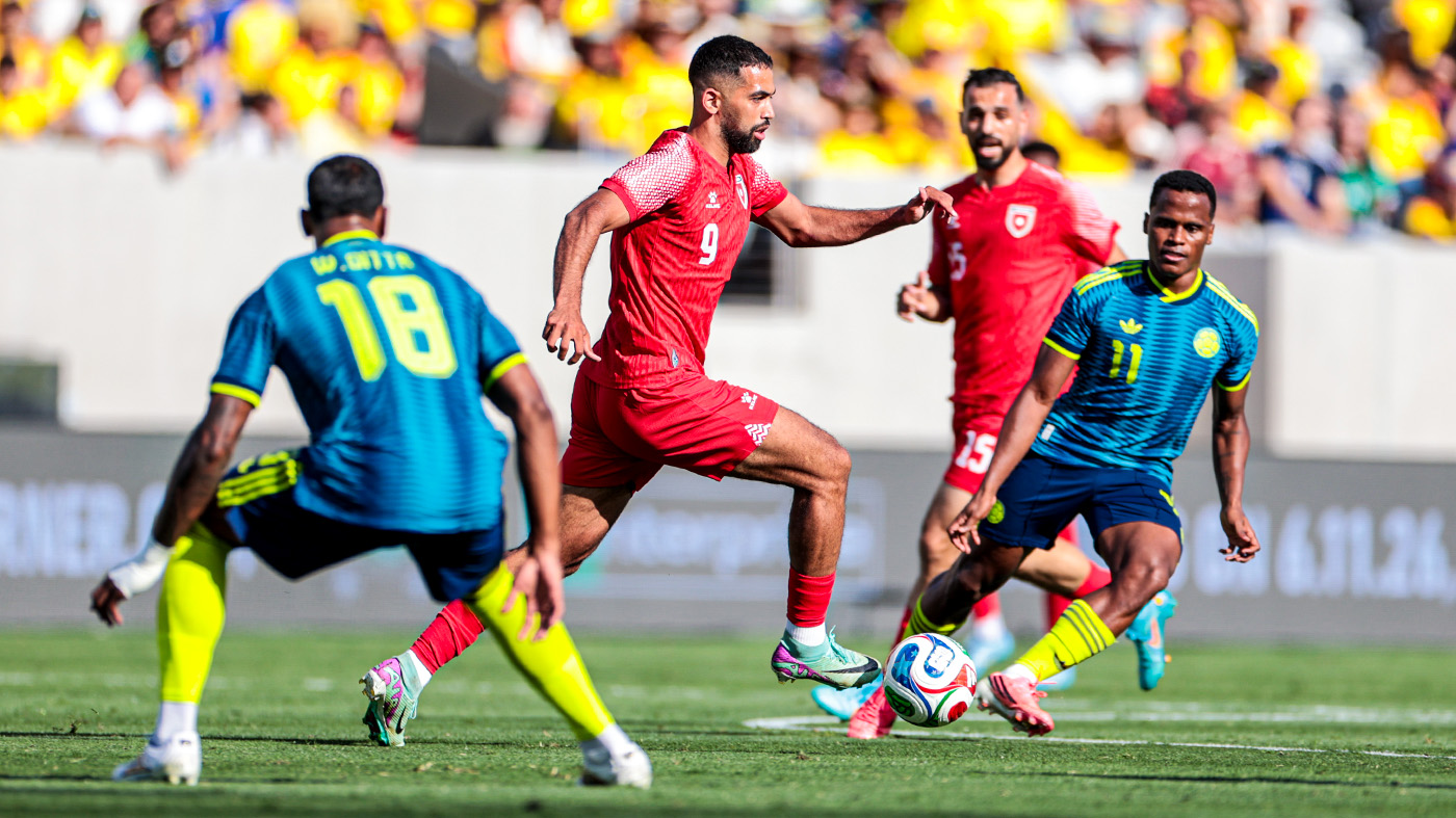 المنتخب الوطني يتعثر أمام كولومبيا وديا