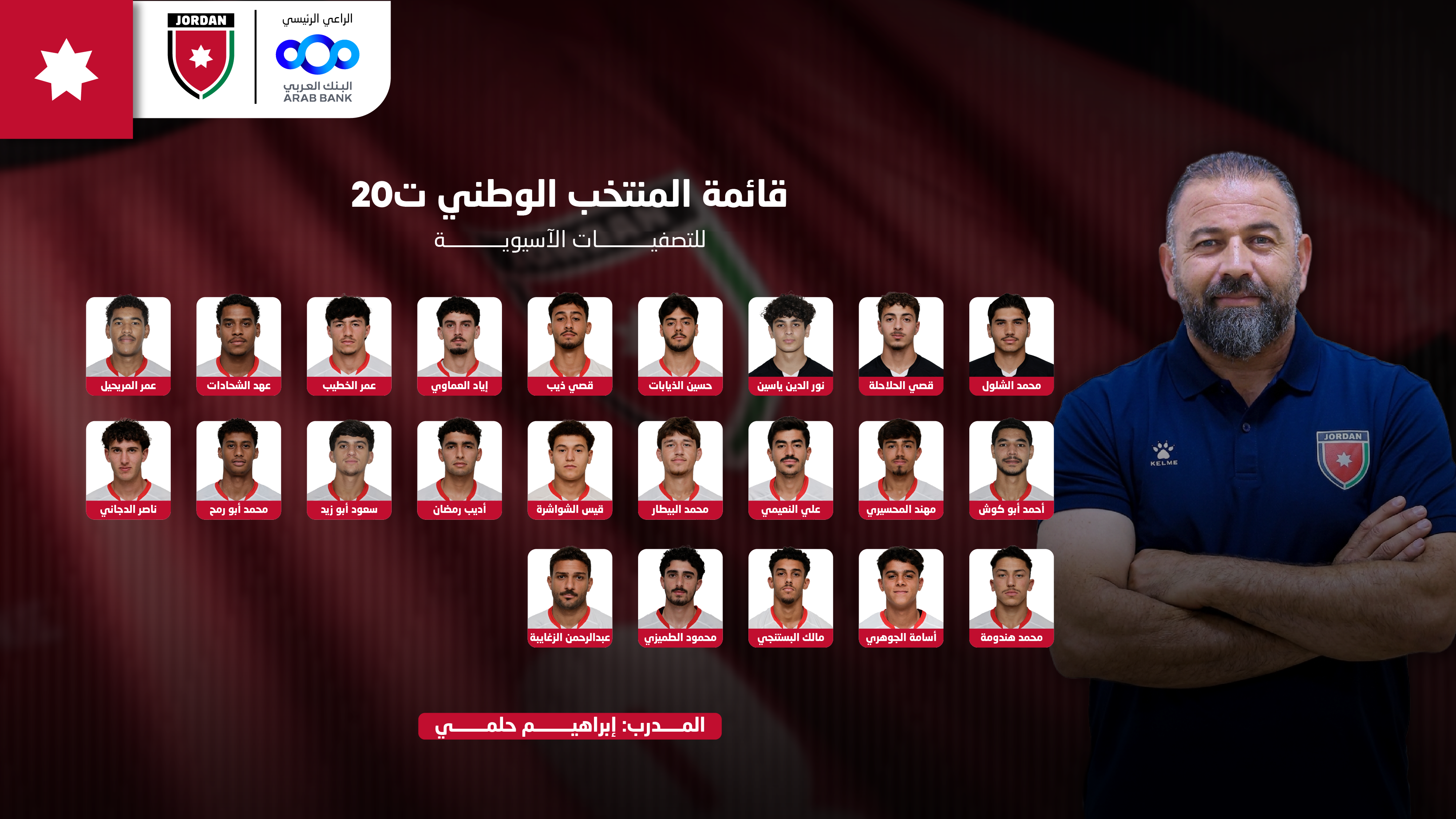 إعلان قائمة المنتخب الوطني ت20 للتصفيات الآسيوية
